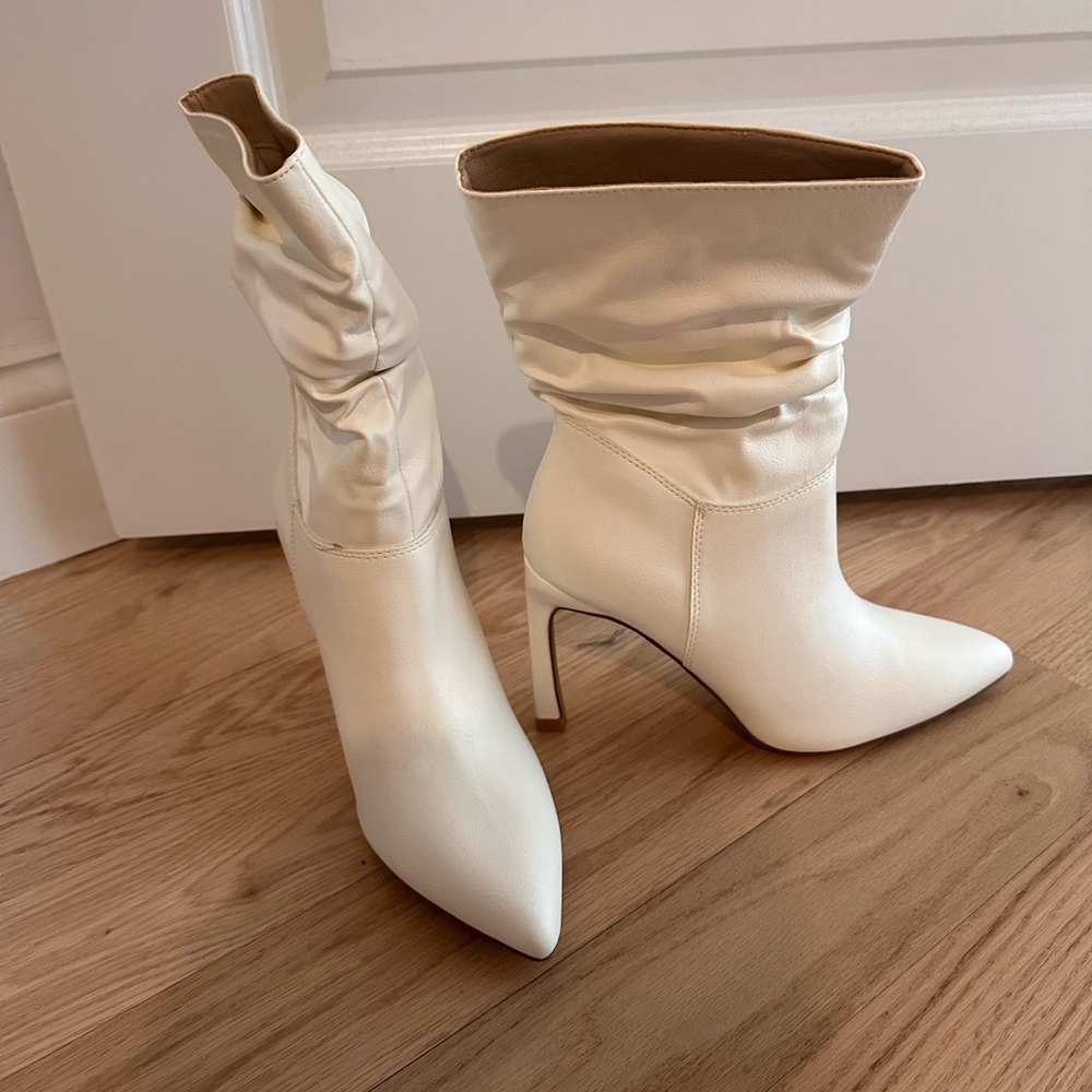 White booties